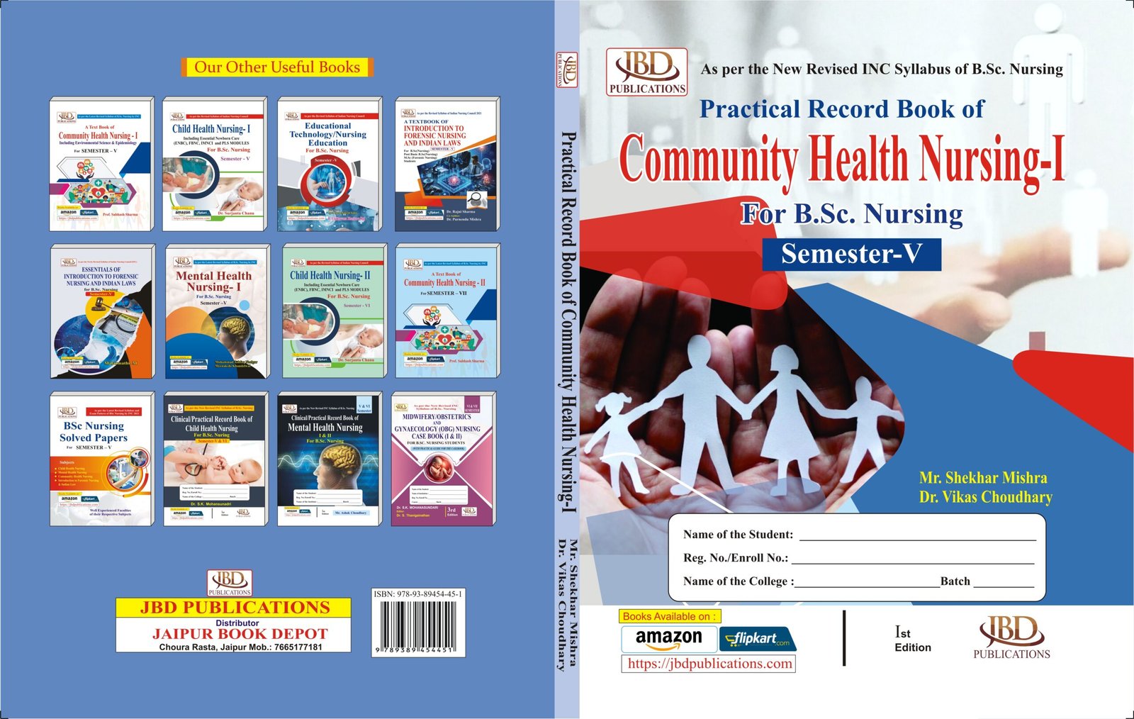 Practical Record book of Community Health Nursing-I Curve